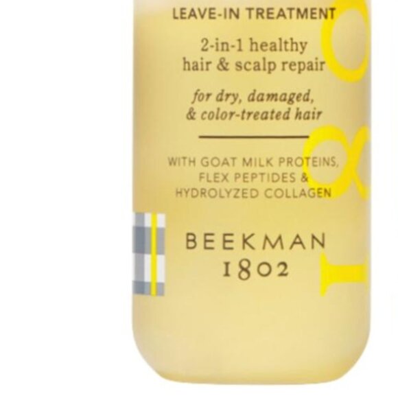 BEEKMAN 1802 Milk Therapy LEAVE IN Hair Treatment NEW 2 oz - Picture 3 of 3